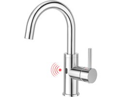 Infrarood Sensor Wastafelkraan Met Mengkraan - Hoge Druk & Draaibaar