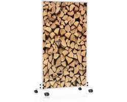 Infrarood Verwarming - Mobiele Heater - Ruimte Verwarmen - Snel Warm - 1200 Watt - Houtkleur