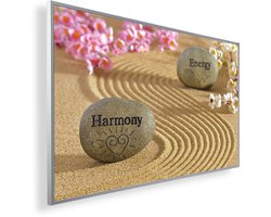 Infrarood Verwarmingspaneel 1000W met fotomotief en Smart Thermostaat (5 jaar Garantie) - Wellness stenen 129