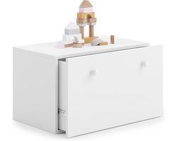 INGA - Speelgoed kist - 70,6x41,6x41,6cm - wit