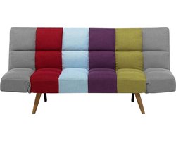 INGARO - Slaapbank 3-zits - Lichtblauw - Polyester