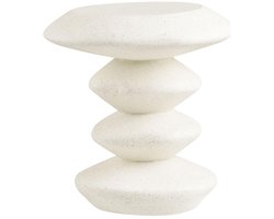 Inge salontafel bijzettafel Ø36cm wit.