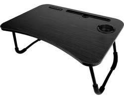 Ingenious Gifting USB Laptoptafel - Laptoptafel - Inklapbaar - Beker en Tablethouder - 4 Verwijderbare USB poorten