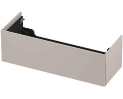 INK - Onderkast 1 Lade Push 2 Open Bestaande Uit - 1200x450x376 Mm - Mat Kasjmier Grijs