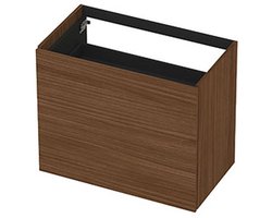 INK - Onderkast 2 Laden Push To Open Decor - 800x450x650 Mm - Warm Walnoot