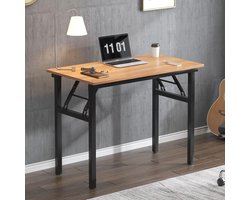 Inklapbaar Bureau 80 x 40 cm - Compacte Klaptafel voor Thuis, Kantoor, en Buiten