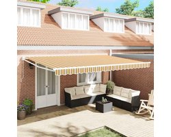 Inklapbaar Zonnescherm | Zonwering | UV Protectie Multikleur 500 脳 300 cm