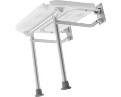 Inklapbare badkamer stoel - tot 140 KG draagvermogen - Extra stevige muurbevestiging - Opvouwbaar - Douche - Stoel