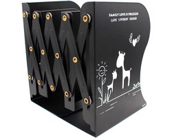 Inklapbare Boekenkast van Metaal voor Studenten - Creatieve Stationery Benodigdheden met Cartoon Ontwerp en Ruimtebesparende Oplossing voor Boeken