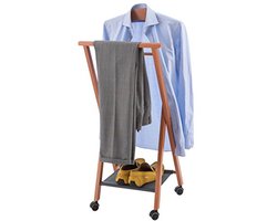 Inklapbare Dressboy voor de Slaapkamer - Massief Beukenhout - Efficiënt Kledingorganisatiesysteem