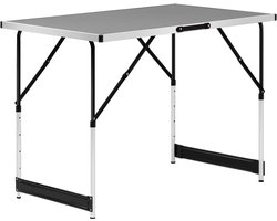 Inklapbare en Hoogte Verstelbare Picknicktafel - Lichtgewicht Aluminium en MDF, Perfect voor Camping en Buiten