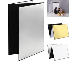 Inklapbare Fotografie Lichtreflector 4-in-1 Diffuser Bord A4 voor Productfotografie