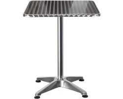 Inklapbare In Hoogte Verstelbare Statafel Bistrotafel RVS/Aluminium Binnen en Buiten
