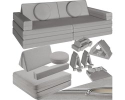 Inklapbare Kinderbank met Speel- en Slaapfunctie - Modulaire Meubels voor de Kindertuin