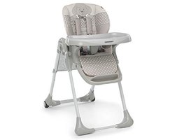 Inklapbare Kinderstoel voor 6 tot 36 maanden - Stevige, Verstelbare Hoogte, Comfortabel met Rubber Wielen