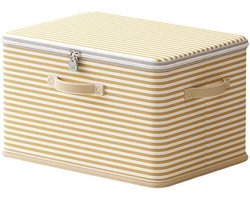 Inklapbare Opbergbox met Slot en Deksel voor Kledingkast en Onder Bed Opslag