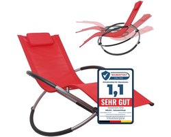 Inklapbare Schommelstoel - 200 kg - Ademend en Weerbestendig - Comfortabel Relaxbed - Ruimtebesparend en Onderhoudsvriendelijk