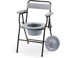 Inklapbare toiletstoel / Opvouwbare postoel. Compact en lichtgewicht WC stoel inklapbaar / opvouwbaar
