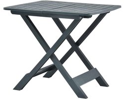 Inklapbare tuintafel - Buitenmeubel - Terras Genot - Onderhoudsvriendelijk - 79 x 72 x 70 cm - Groen