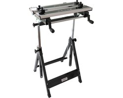 Inklapbare Werkbank met Kantelverstelling en Bankschroeffunctie - Stabiele Werktafel tot 100kg