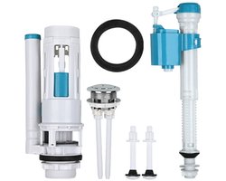 Inlaatklep - 240mm - Compleet Toilet Tank Reparatie Kit - Flush Valve Set - Water Tank Accessoires - Toilet Spoelkleppen Vervanging Valve Kit Montage Voor Een Stuk Dual Flush Afvoerklep Reparatie