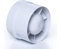 Inline Kanaalventilator 125 mm - Krachtige Afzuiging voor Kast, Garage, Kas en Keuken
