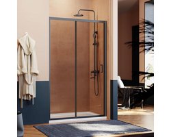 Inloopdouche Schuifdeur 120x185cm met Veiligheidsglas