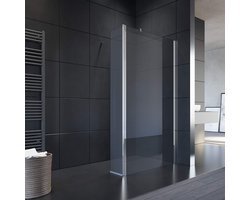 Inloopdouchewand - Douchecabine - Moderne Badkamer - Nano Coating - 90x200 cm - Transparant