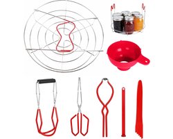 Inmaakset - Conserveren Gereedschap - Zelf Inmaken - Veilig Potten Verplaatsen - 30 cm Lengte - Rood