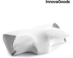 InnovaGoods Ergonomisch Nekkussen - Ergonomisch kussen - Slaapkussens - Slaapkussen voor nekklachten - Viskoelastisch