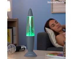 INNOVAGOODS LAVALAMP - LED-LAVALAMP - TORNADO LED-LAVALAMP - LAVALAMP - KINDERLAMP - NACHTLAMP - BUREAULAMP -  ELEKTRISCHE LAMP - ELEKTRISCHE LAVALAMP - LAVALAMP VOOR KINDEREN - LAMP VOOR KINDEREN - LAVALAMP GROEN - LAVALAMP BLAUW - LAVALAMP ROOD