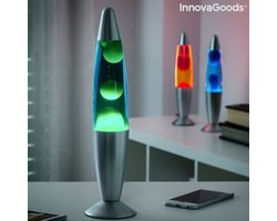 InnovaGoods Lavalamp Magma Groen - Tafellamp - Lava Lamp - 34 x 8,5 cm