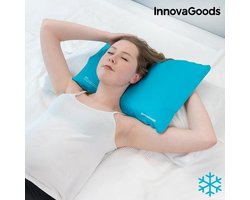 InnovaGoods Wellness Relax hervulbaar verkoelend kussen- Kussen- Verkoelend kussen- Koelmat- Verkoelend hoofdkussen- Koel kussen- Verkoelend hoeslaken- Cool kussen InnovaGoodsV0100785