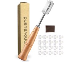 Innovaland - Deegmesje - Inclusief 20 Mesjes - Deegmes - Zuurbrood - Bakspullen - Bak Spullen - Lame Mes - Lame Mesje - Broodmes - Broodmesje