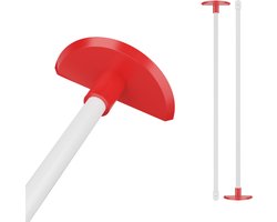 Innovaland - Flessenlikker 2 stuks - 35CM - Vaatwasserbestending - Wit/Rood - Pannenlikker - Pottenlikker