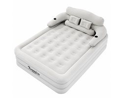 Innovastore Luchtbed - 2persoonsluchtbed - Opblaasmatras - Slaap bed - Hoog luchtbed - Opvouwbaar luchtbed - 203x152x48cm