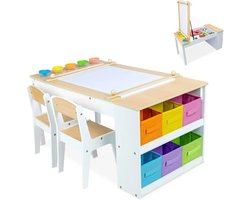 Innovastore Multifunctionele houtentafel - Speeltafel - Activiteitentafel - Kinderspeeltafel - Kindertafel - Houtentafel