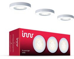 Innr slimme inbouwspot white - is geschikt voor * - warmwit licht - Zigbee smart LED lamp - dimbaar - 3 pack