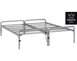 INOVABED - Dubbel Divan - onderschuifbed met Raster bodem - 90x200