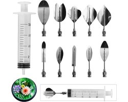 Inovra - 10-delige set voor 3D gelatine decoratie en cake decoratie