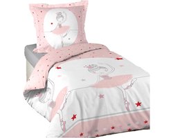 Inovra ® Beddengoedset van Katoen met Drukknopen en Oeko-Tex Certificering, 200 x 140 cm