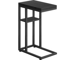 Inovra ® Bijzettafel met Opbergrek en Inklapbare Functie voor Veelzijdig Gebruik