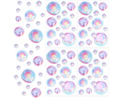 Inovra - Bubble muursticker - Kleurrijke bellen muurstickers voor kinderkamer - Oceaan thema feestdecoratie