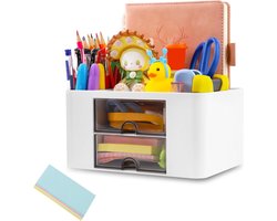 Inovra ® Bureau Organizer Met Meerdere Compartimenten en Laden Voor Kantoor, Thuis En School