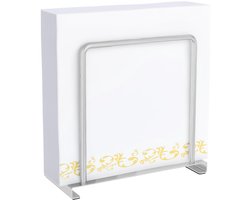 Inovra ® Elegante Zilveren Servethouder voor Stijlvolle Tafeldecoratie en Praktische Opberging