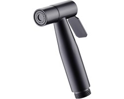 Inovra ® Handdouche RVS Sproeikop Toilet Douchekop Toilet Shattaf voor Douche Badkamer Hygiëne Toiletpapier Luierreiniging (Alleen Sproeikop) (Zwart)