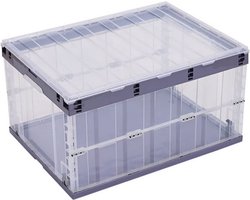 Inovra ® Handige Opvouwbare Stapelbare Opbergdozen Met Deksel Voor Diverse Gebruiken