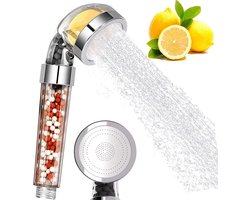 Inovra ® Hoogwaardige Hoge Druk Douchekop met Vitamine C, Ionische Handdouche en Waterbesparende Filtratie