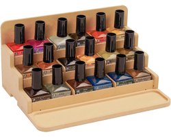 Inovra ® Houten model kleurstelling, organizer, houtkleuren knutsel-kleurstelling MDF-materiaal, Model Tools rack, organizer, verfrek / kleuropslag van hout