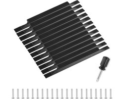 Inovra ® Keukengrepen, Meubelgrepen, Zwart, 128 mm, Kastgrepen, Keukengrepen, Verpakking van 12, Keukengrepen, Ladegrepen, Deurgrepen voor Lade, Kast, Meubels, Keuken